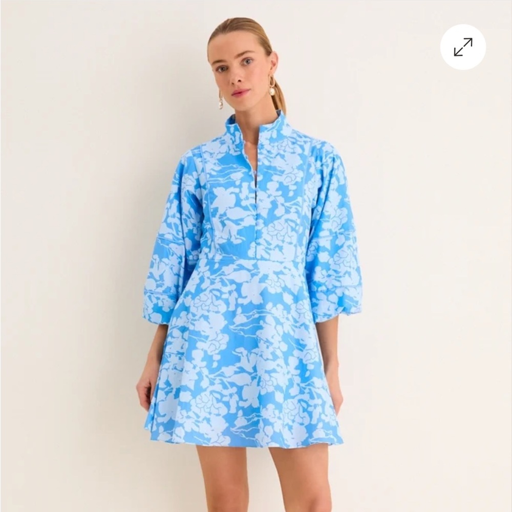 Tuckernuck Hyacinth House Hillsborough Morning Glory Mini Floral Dress